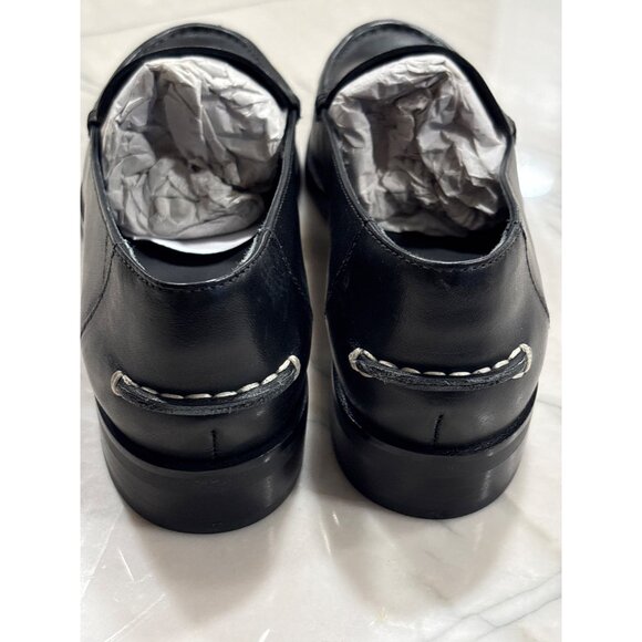 Everlane Black Leather Loafers 7.5 - Picture 7 of 13